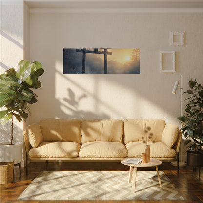 Zen Torii Gate in Golden Hour | Karesansui Canvas Art