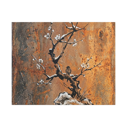 Datsuzoku Rust Patina Canvas Art - Zen Sumi E