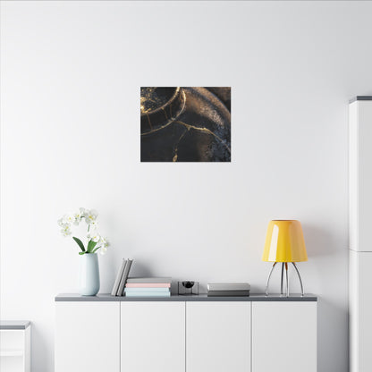 Kintsugi Rust Patina in Golden Hour | Broken Beauty Canvas Art