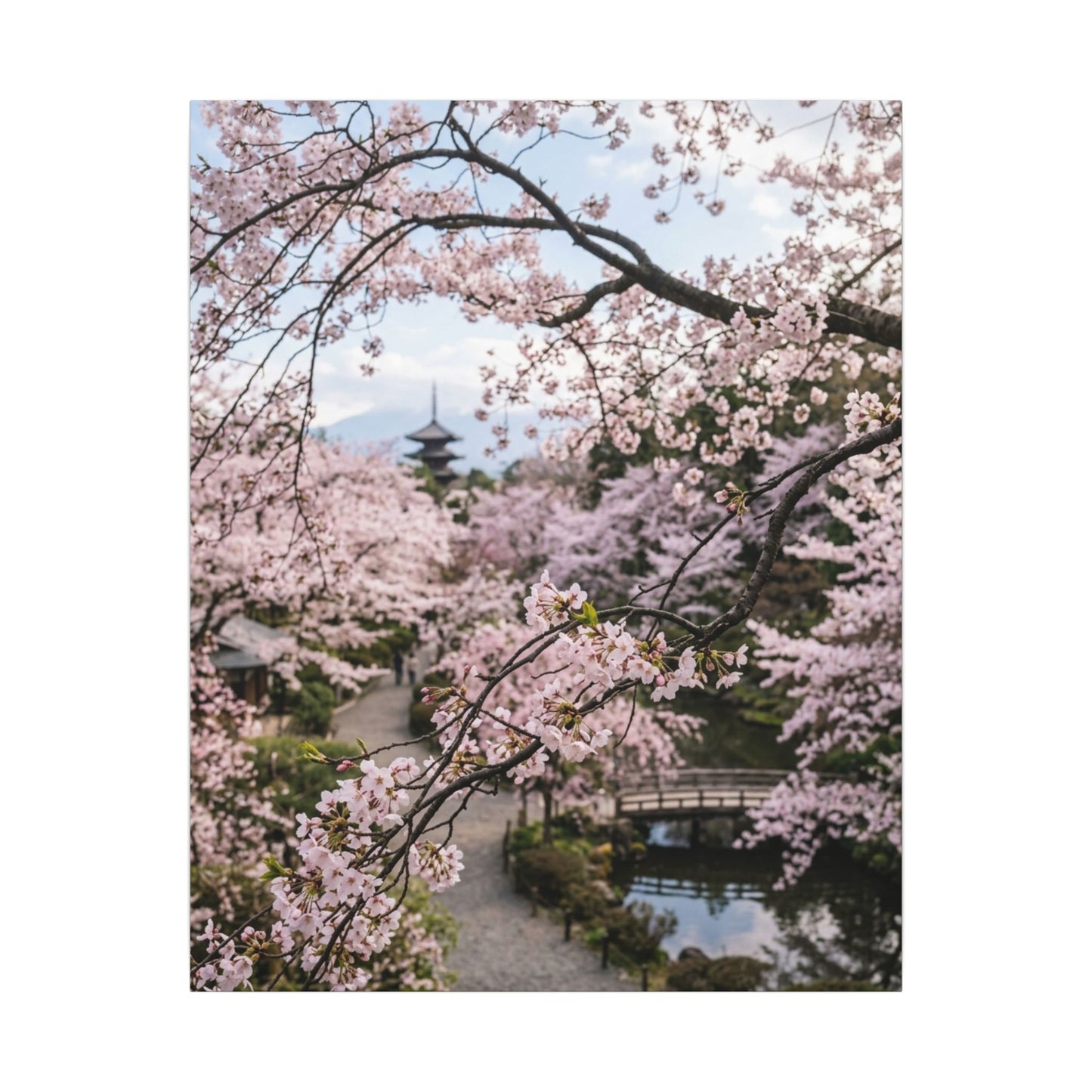 Shibui Ceramic Bowl Canvas Art - Japandi Watercolor