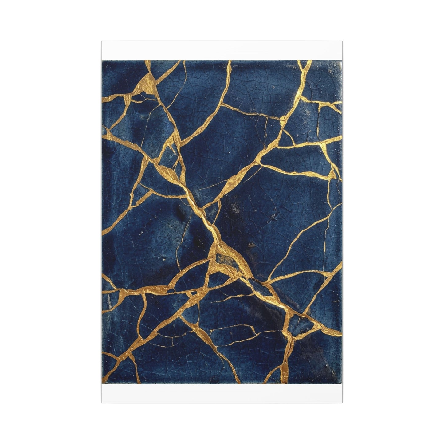 Kintsugi Crackle Canvas Art