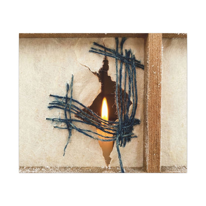 Winter Shoji Screen Broken Beauty Canvas Art | Resilient Decor