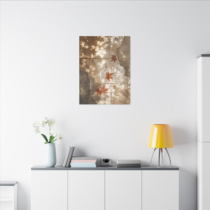 Datsuzoku Shoji Screen Canvas Art - Japandi Japanese Pattern