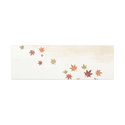 Earthy Mountain Mist Canvas Art - Japanese Pattern Japandi