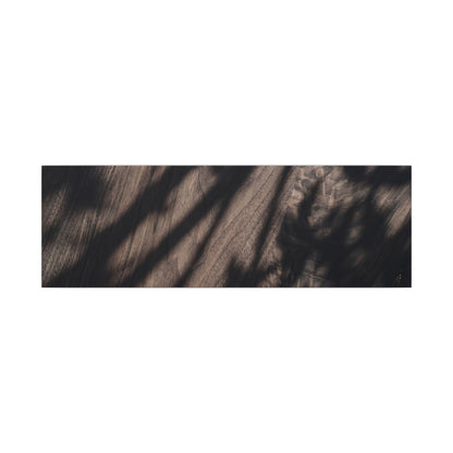 Shadow Play Summer Canvas Art | Dark Japandi Moody Design