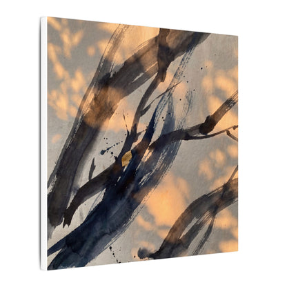 Datsuzoku Ink Brushstroke Canvas Art - Dark Japandi Shadow Zen