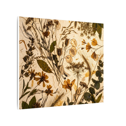 Dried Flowers Summer Canvas Art | Japandi Neutral Design