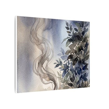 Incense Smoke Summer Canvas Art | Japandi Cozy Design