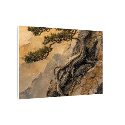 Summer Pine Tree Texture Canvas Art | Cozy Decor