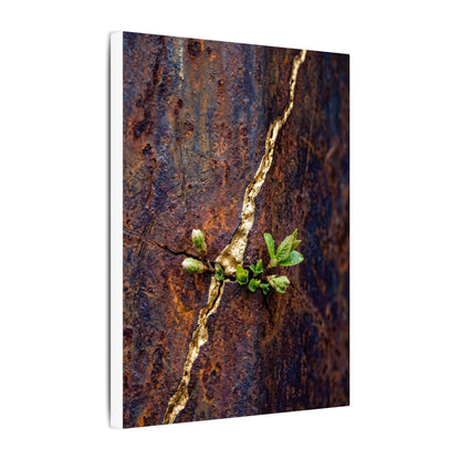 Overcast Rust Patina Canvas Art - Kintsugi Datsuzoku