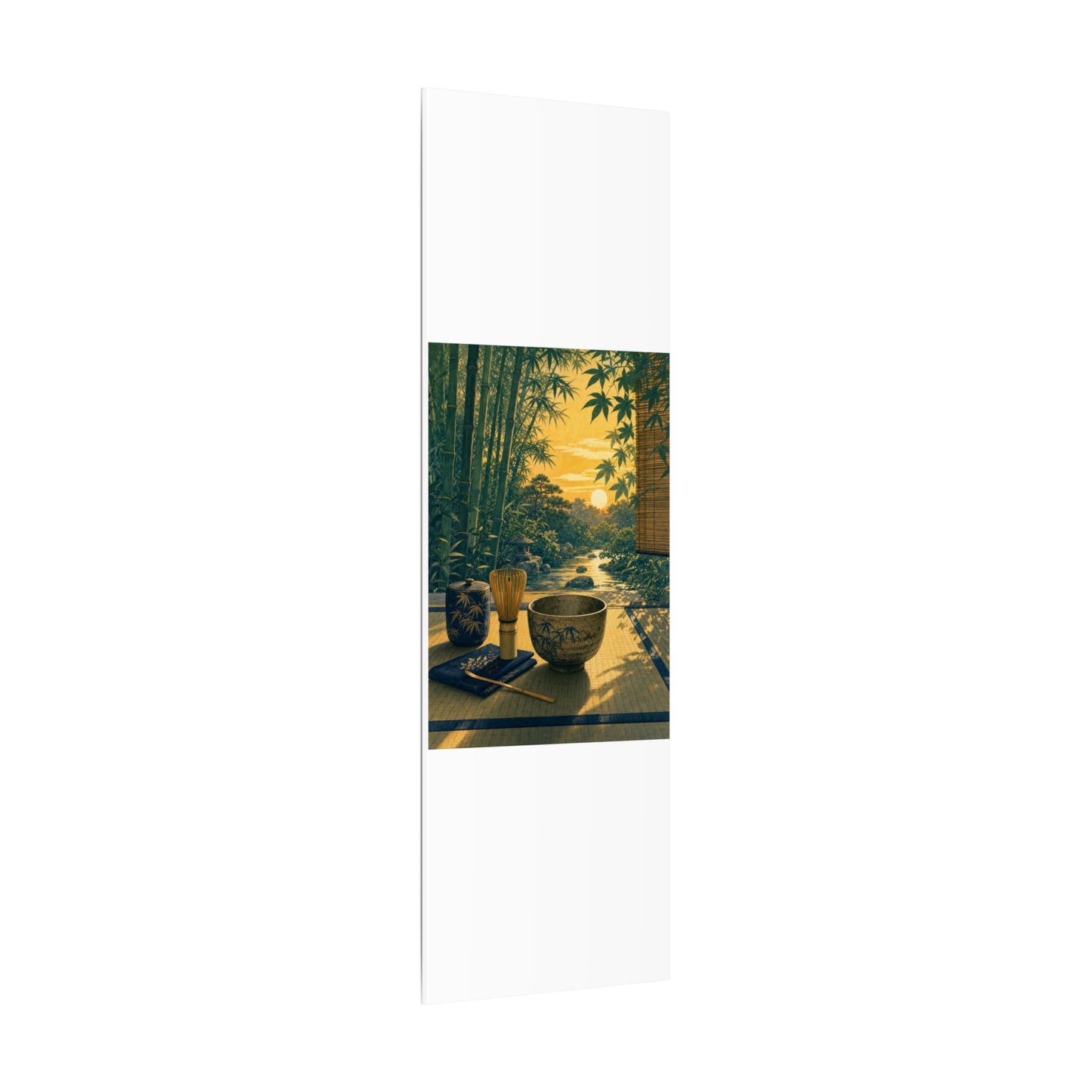 Ma Tea Ceremony Canvas Art - Zen Ukiyo E Inspired
