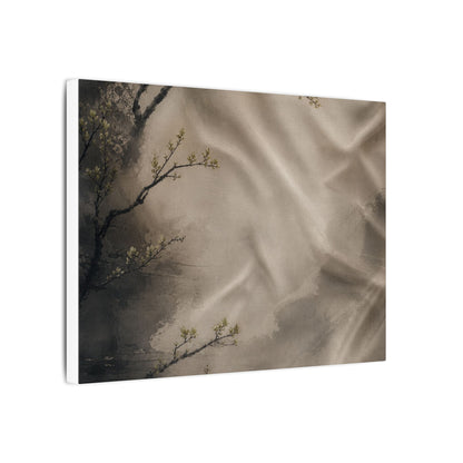 Silk Drape Canvas Art | Spring Japandi Japanese Pattern Art