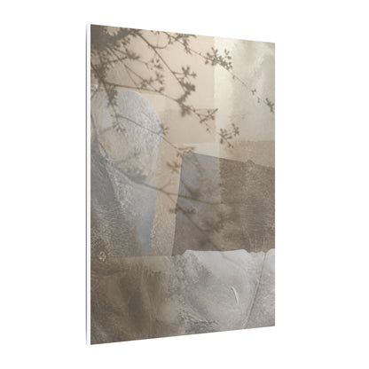 Neutral Shadow Play Canvas Art - Texture Japandi