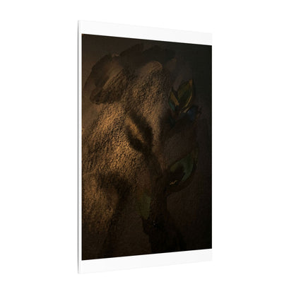 Candlelight Shadow Play Canvas Art - Dark Japandi Ma