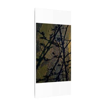 Kanso Shadow Play Canvas Art - Dark Japandi Dark Texture