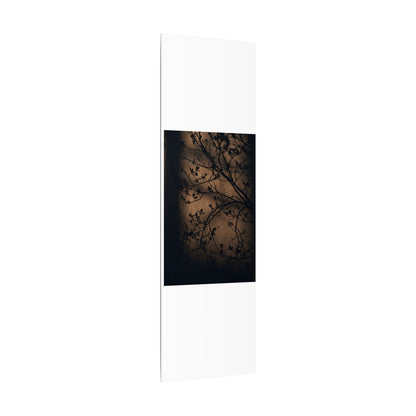 Dark Japandi Shadow Play in Golden Hour | Shadow Zen Canvas Art
