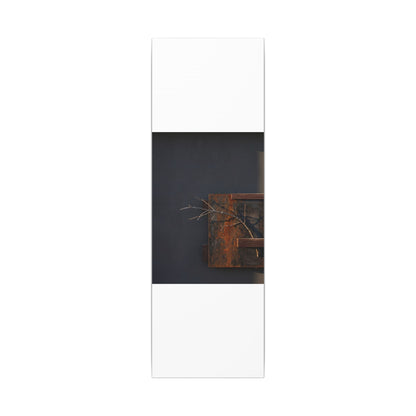 Ma Rust Patina Canvas Art - Dark Japandi Dark Texture