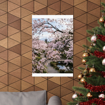 Golden Hour Ceramic Bowl Wall Art Print - Japandi Shibui