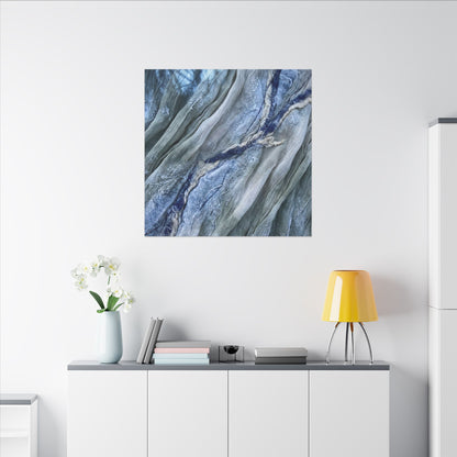 Moonlight Silk Drape Canvas Art - Japandi Mono No Aware