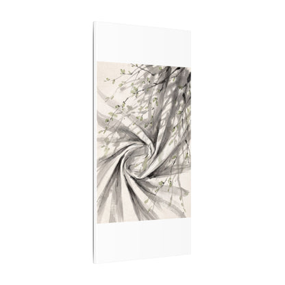 Silk Drape Spring Canvas Art | Zen Contemplative Design