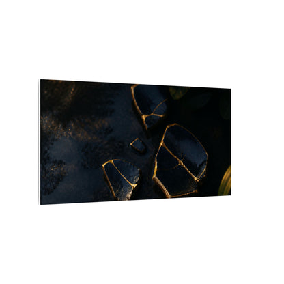 Summer Broken Pottery Moody Minimal Canvas Art | Atmospheric Decor