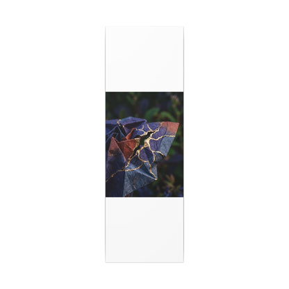 Philosophical Paper Fold Canvas Art - Gold Vein Kintsugi