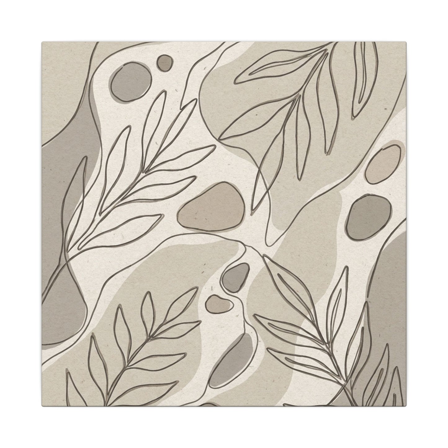 Japandi Minimal Line Canvas Art