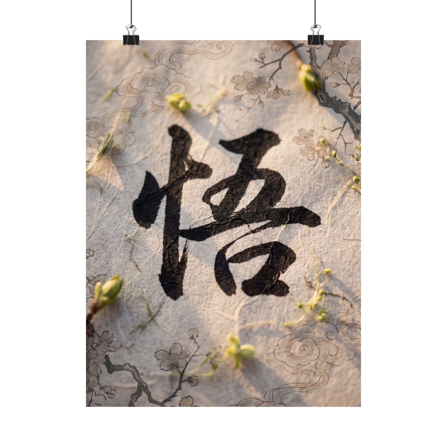 Art Wall Art Print | Spring Zen Ukiyo E Inspired Art