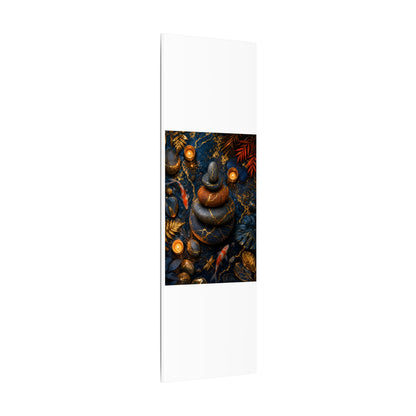Summer River Stones Gold Vein Canvas Art | Resilient Decor