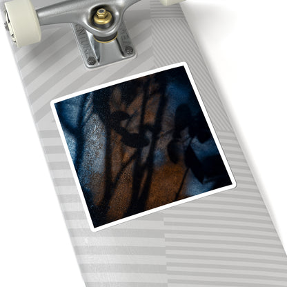 Luxurious Shadow Play Sticker - Moody Minimal Dark Japandi