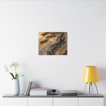 Summer Pine Tree Texture Canvas Art | Cozy Decor
