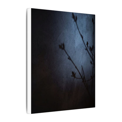 Shadow Play Canvas Art | Spring Dark Japandi Moody Minimal Art