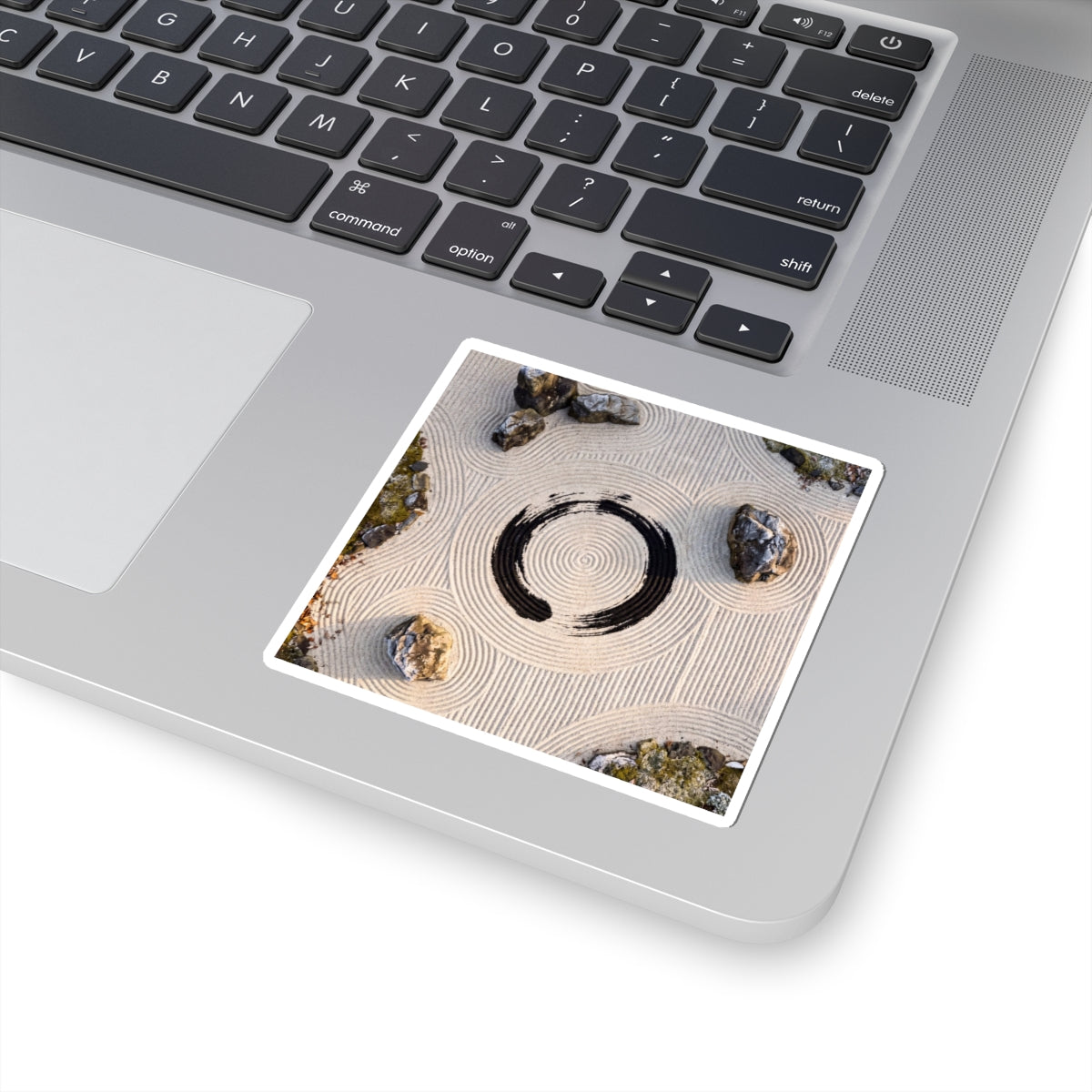 Rock Garden Enso Sticker | Calm Zen Art