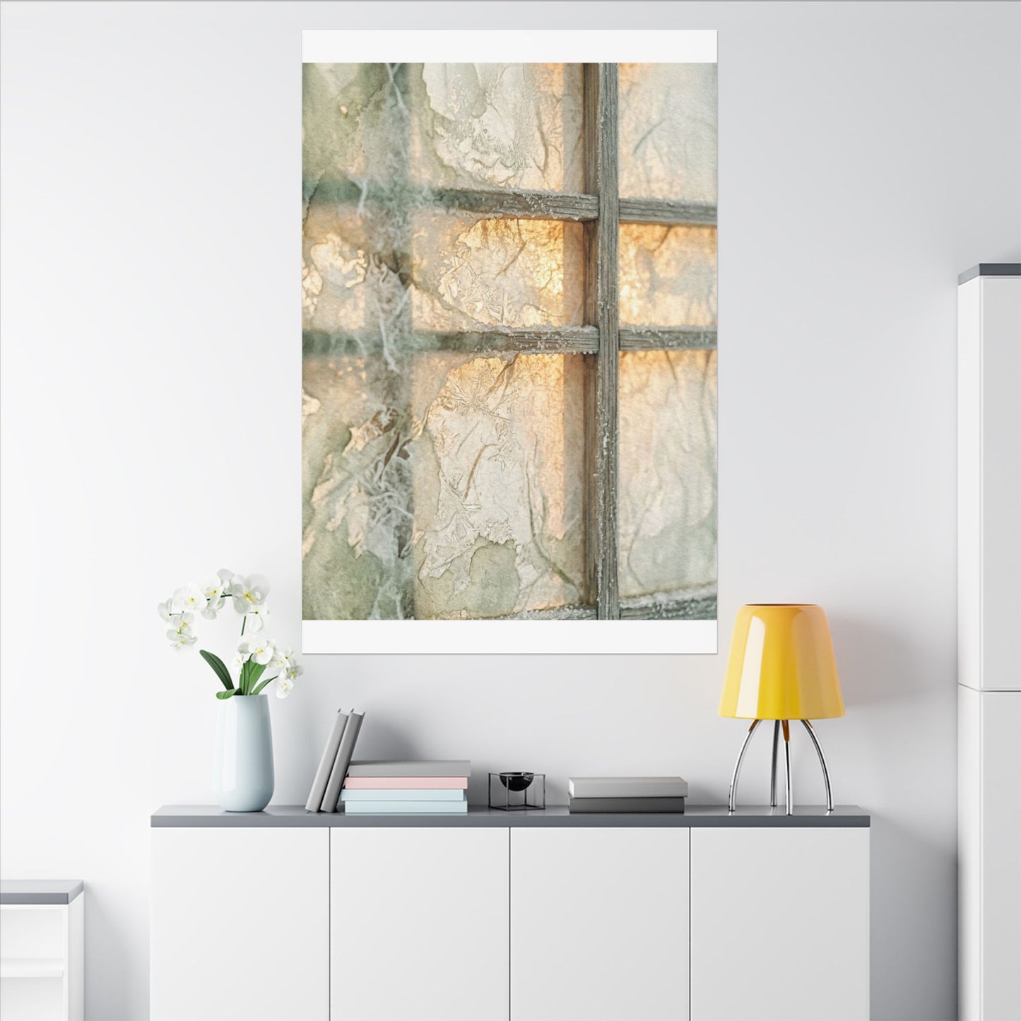 Ceramic Bowl Spring Canvas Art | Japandi Earthy Design