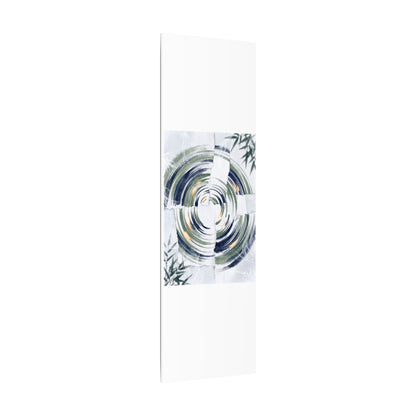 Winter Water Ripple Sumi E Canvas Art | Peaceful Decor