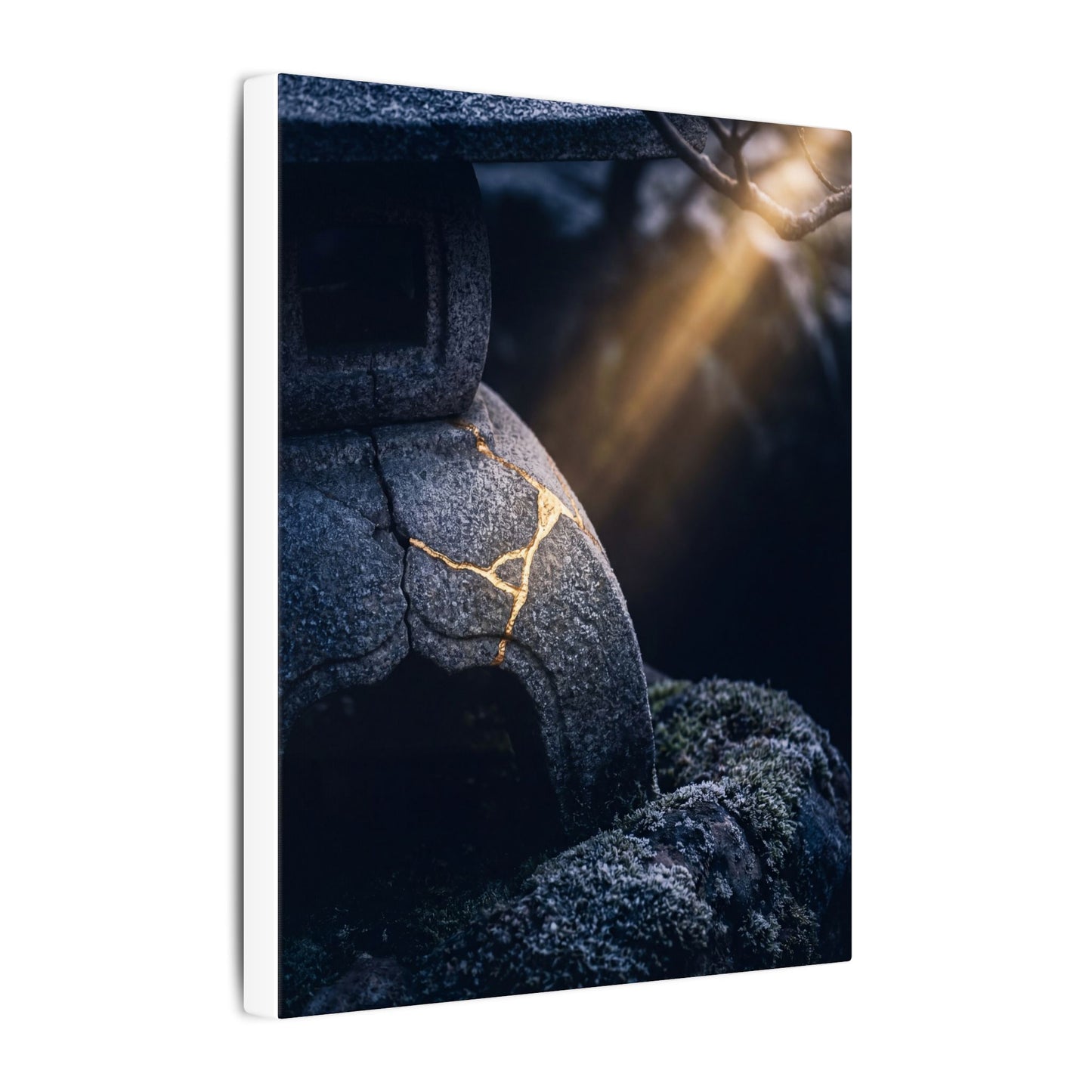 Ma Moonlit Garden Canvas Art - Kintsugi Broken Beauty