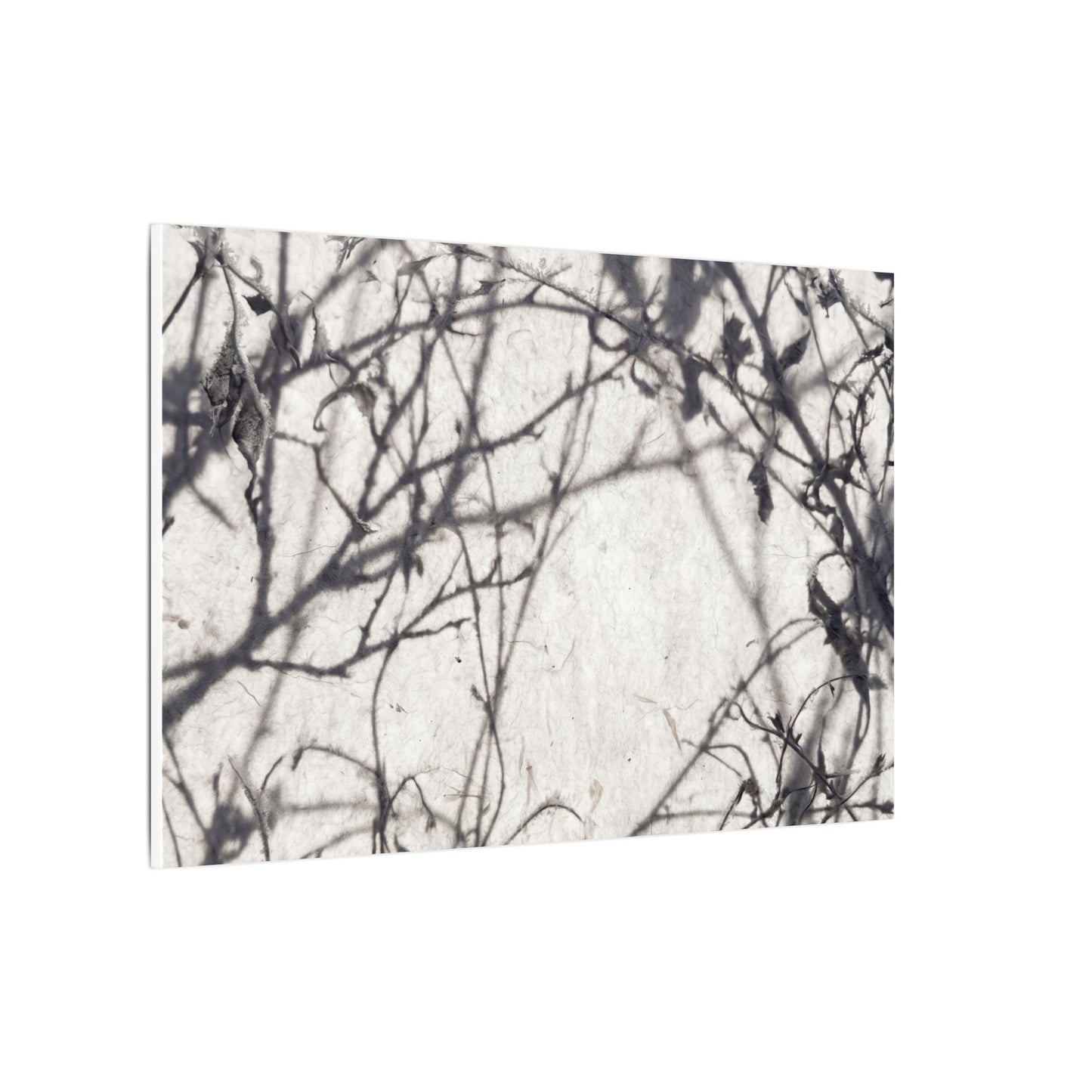 Winter Shadow Play Japanese Pattern Canvas Art | Elegant Decor