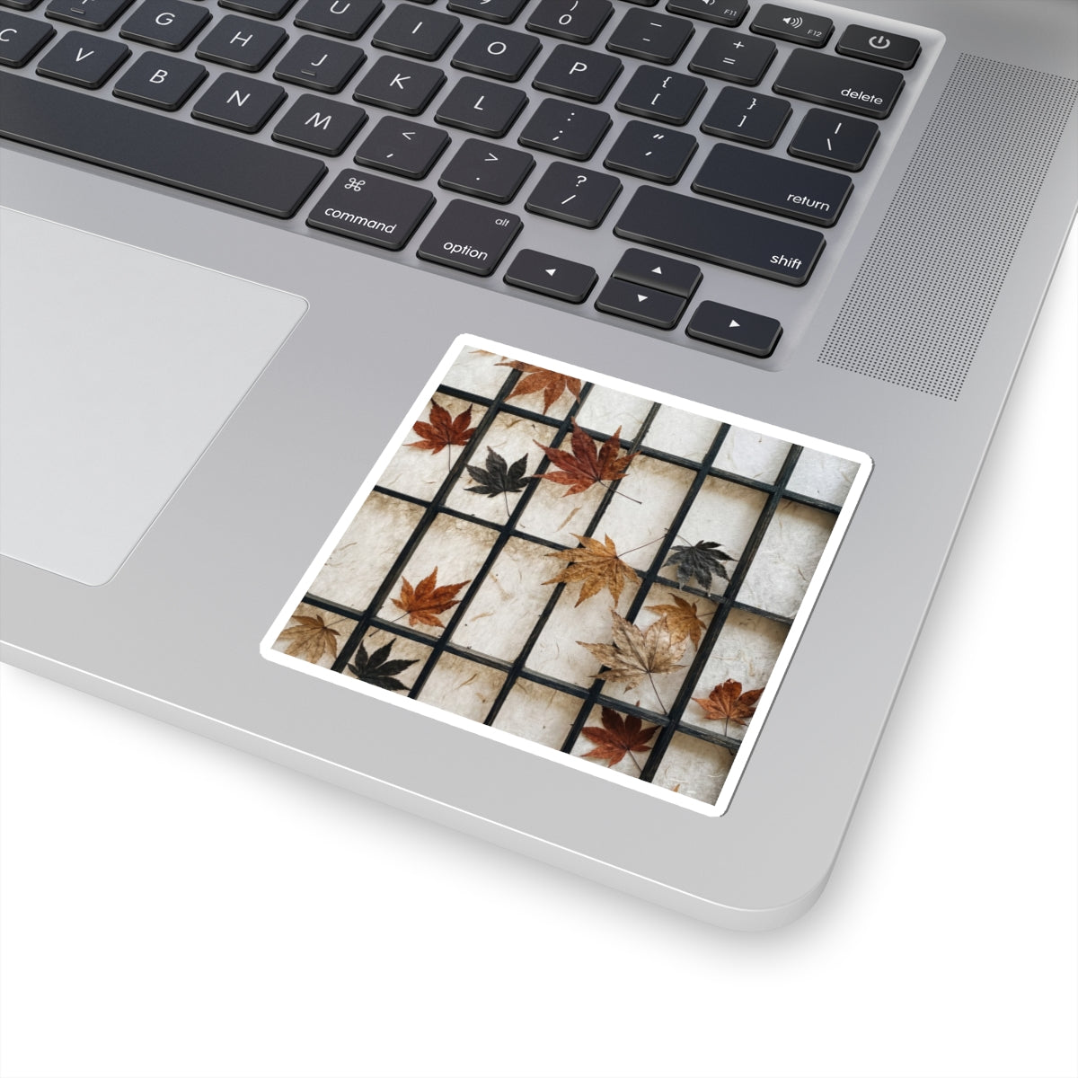 Autumn Shoji Screen Texture Sticker | Neutral Decor Art Print