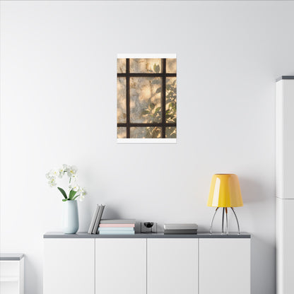 Golden Hour Shoji Screen Canvas Art - Japandi Mono No Aware