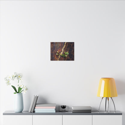 Overcast Rust Patina Canvas Art - Kintsugi Datsuzoku