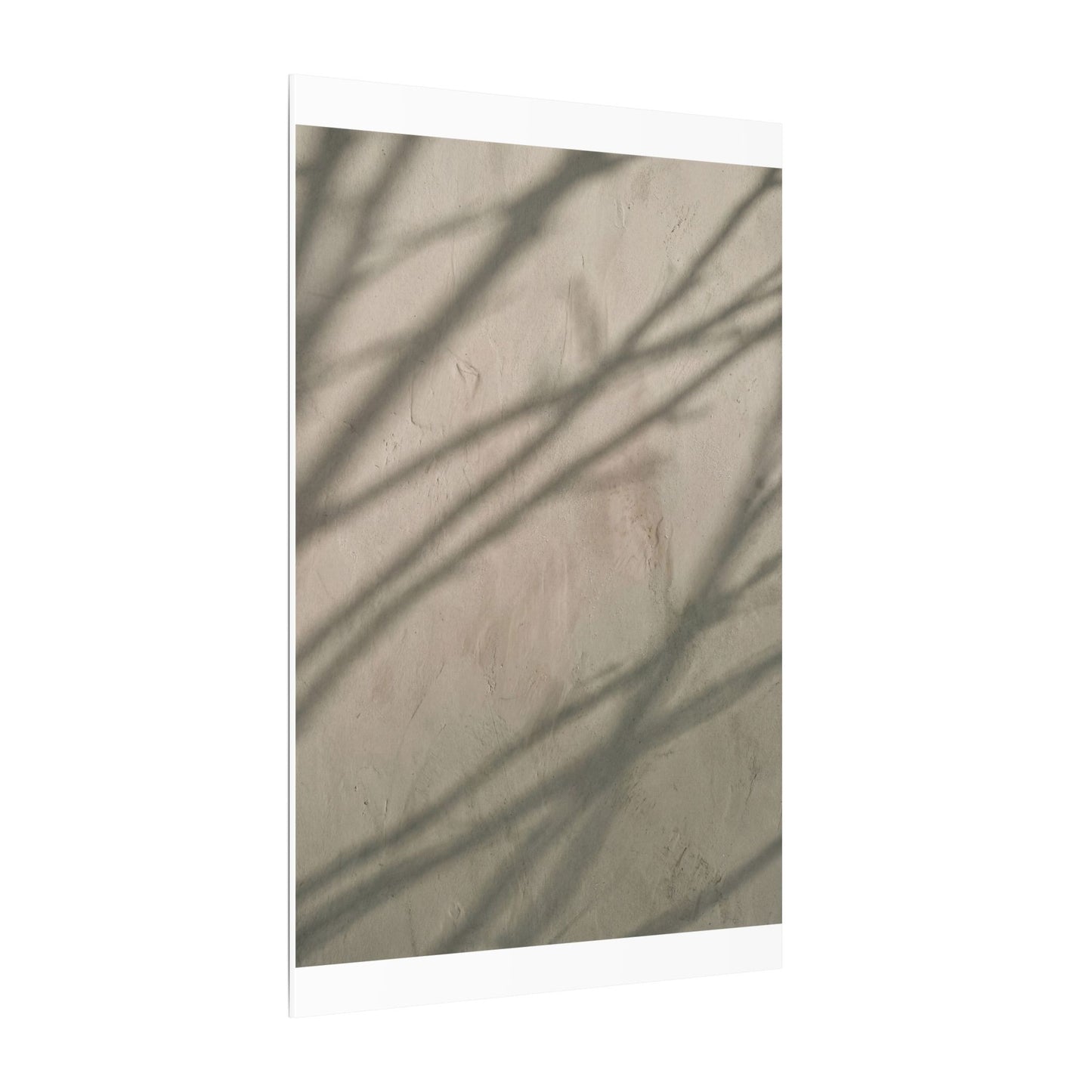 Shadow Play Japanese Pattern Canvas Art | Warm Japandi Art