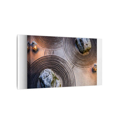 Candlelight Rock Garden Canvas Art - Japandi Ma