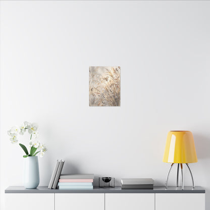 Winter Dried Flowers Watercolor Canvas Art | Warm Decor