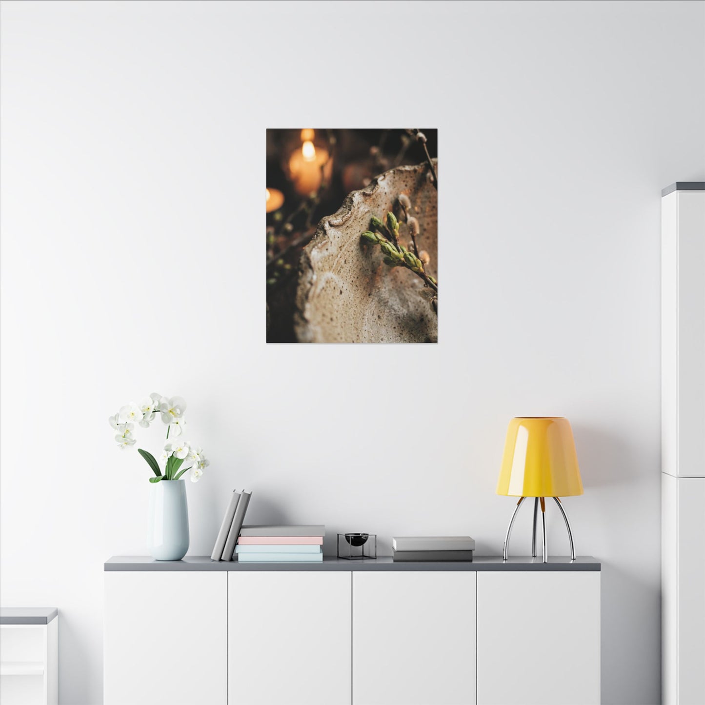 Overcast Ceramic Bowl Canvas Art - Japandi Ma