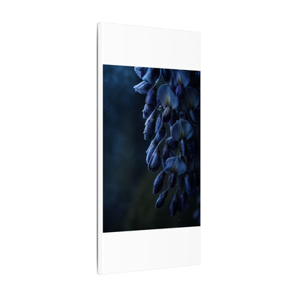 Winter Wisteria Shadow Zen Canvas Art | Atmospheric Decor