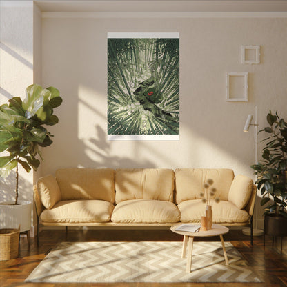 Peaceful Bamboo Grove Canvas Art - Ukiyo E Inspired Zen