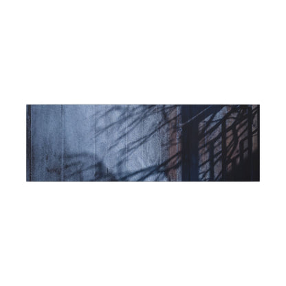 Shadow Play Moody Minimal Canvas Art | Moody Dark Japandi Art