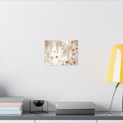 Shibui Wisteria Canvas Art - Japandi Japanese Pattern