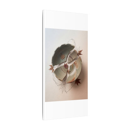 Dawn Ceramic Bowl Canvas Art - Japandi Fukinsei
