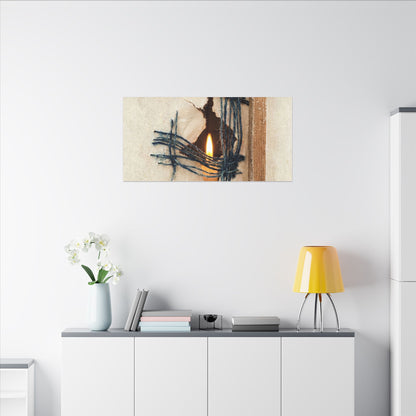 Winter Shoji Screen Broken Beauty Canvas Art | Resilient Decor